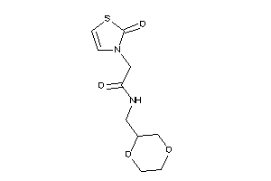 N-(1,4-dioxan-2-ylmethyl)-2-(2-keto-4-thiazolin-3-yl)acetamide