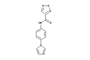 N-(4-imidazol-1-ylphenyl)-1,2,5-thiadiazole-3-carboxamide