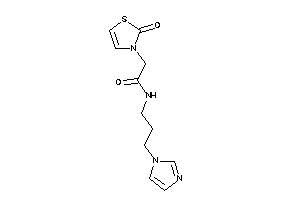 N-(3-imidazol-1-ylpropyl)-2-(2-keto-4-thiazolin-3-yl)acetamide