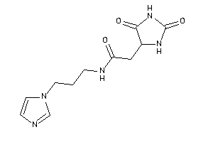 2-(2,5-diketoimidazolidin-4-yl)-N-(3-imidazol-1-ylpropyl)acetamide