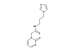 N-(3-imidazol-1-ylpropyl)-2-(2-ketopyrimidin-1-yl)acetamide