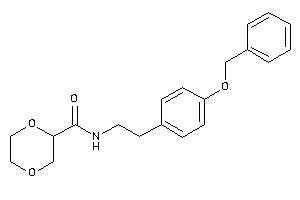 N-[2-(4-benzoxyphenyl)ethyl]-1,4-dioxane-2-carboxamide