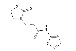 3-(2-ketooxazolidin-3-yl)-N-(1,3,4-thiadiazol-2-yl)propionamide