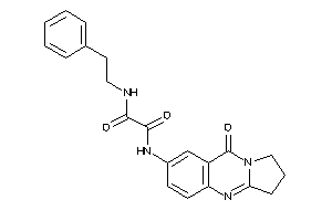 N'-(9-keto-2,3-dihydro-1H-pyrrolo[2,1-b]quinazolin-7-yl)-N-phenethyl-oxamide