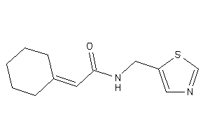 2-cyclohexylidene-N-(thiazol-5-ylmethyl)acetamide