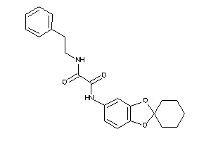 N-phenethyl-N'-spiro[1,3-benzodioxole-2,1'-cyclohexane]-5-yl-oxamide