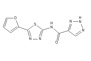 N-[5-(2-furyl)-1,3,4-thiadiazol-2-yl]-2H-triazole-4-carboxamide