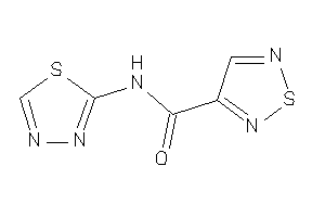 Image of N-(1,3,4-thiadiazol-2-yl)-1,2,5-thiadiazole-3-carboxamide