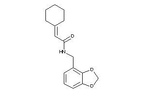 N-(1,3-benzodioxol-4-ylmethyl)-2-cyclohexylidene-acetamide