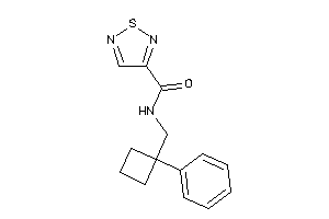 N-[(1-phenylcyclobutyl)methyl]-1,2,5-thiadiazole-3-carboxamide