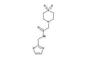 2-(1,1-diketo-1,4-thiazinan-4-yl)-N-(oxazol-2-ylmethyl)acetamide