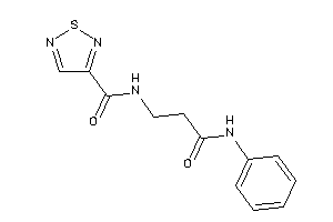 N-(3-anilino-3-keto-propyl)-1,2,5-thiadiazole-3-carboxamide