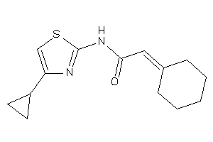 2-cyclohexylidene-N-(4-cyclopropylthiazol-2-yl)acetamide