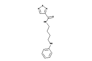 Image of N-(4-anilinobutyl)-1,2,5-thiadiazole-3-carboxamide