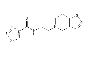 N-[2-(6,7-dihydro-4H-thieno[3,2-c]pyridin-5-yl)ethyl]thiadiazole-4-carboxamide