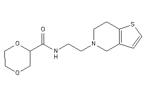 Image of N-[2-(6,7-dihydro-4H-thieno[3,2-c]pyridin-5-yl)ethyl]-1,4-dioxane-2-carboxamide