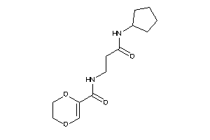 N-[3-(cyclopentylamino)-3-keto-propyl]-2,3-dihydro-1,4-dioxine-5-carboxamide