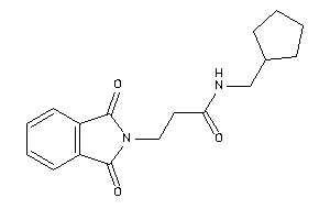 N-(cyclopentylmethyl)-3-phthalimido-propionamide