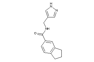 N-(1H-pyrazol-4-ylmethyl)indane-5-carboxamide