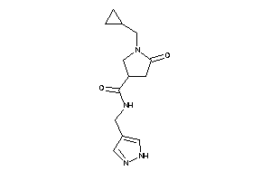 1-(cyclopropylmethyl)-5-keto-N-(1H-pyrazol-4-ylmethyl)pyrrolidine-3-carboxamide