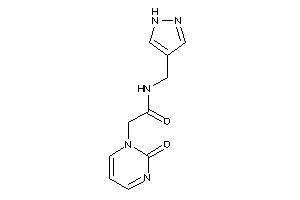 2-(2-ketopyrimidin-1-yl)-N-(1H-pyrazol-4-ylmethyl)acetamide