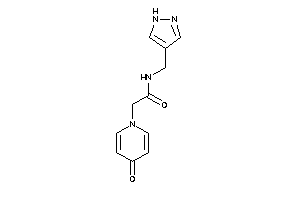 2-(4-keto-1-pyridyl)-N-(1H-pyrazol-4-ylmethyl)acetamide