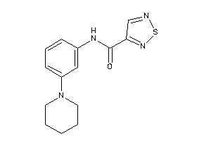 N-(3-piperidinophenyl)-1,2,5-thiadiazole-3-carboxamide