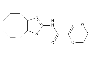 N-(4,5,6,7,8,9-hexahydrocycloocta[d]thiazol-2-yl)-2,3-dihydro-1,4-dioxine-5-carboxamide