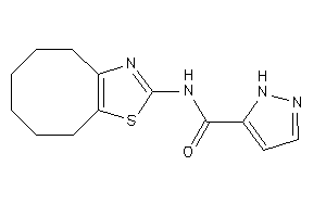 N-(4,5,6,7,8,9-hexahydrocycloocta[d]thiazol-2-yl)-1H-pyrazole-5-carboxamide