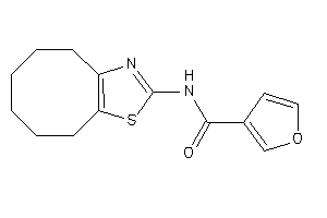 N-(4,5,6,7,8,9-hexahydrocycloocta[d]thiazol-2-yl)-3-furamide