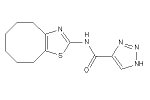 N-(4,5,6,7,8,9-hexahydrocycloocta[d]thiazol-2-yl)-1H-triazole-4-carboxamide