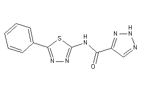 N-(5-phenyl-1,3,4-thiadiazol-2-yl)-2H-triazole-4-carboxamide