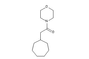 2-cycloheptyl-1-morpholino-ethanone