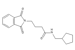 N-(cyclopentylmethyl)-4-phthalimido-butyramide