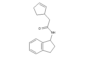 2-cyclopent-2-en-1-yl-N-indan-1-yl-acetamide