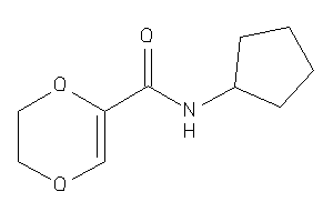 Image of N-cyclopentyl-2,3-dihydro-1,4-dioxine-5-carboxamide