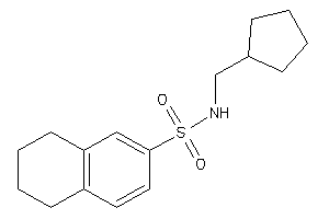 N-(cyclopentylmethyl)tetralin-6-sulfonamide