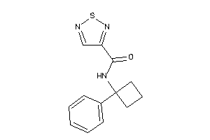 N-(1-phenylcyclobutyl)-1,2,5-thiadiazole-3-carboxamide