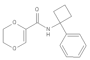 N-(1-phenylcyclobutyl)-2,3-dihydro-1,4-dioxine-5-carboxamide