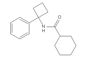 N-(1-phenylcyclobutyl)cyclohexanecarboxamide
