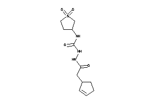 1-[(2-cyclopent-2-en-1-ylacetyl)amino]-3-(1,1-diketothiolan-3-yl)urea