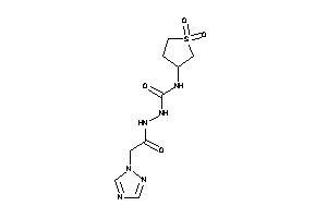 1-(1,1-diketothiolan-3-yl)-3-[[2-(1,2,4-triazol-1-yl)acetyl]amino]urea