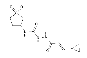 1-[(3-cyclopropylacryloyl)amino]-3-(1,1-diketothiolan-3-yl)urea