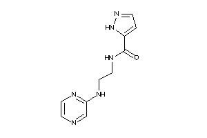 N-[2-(pyrazin-2-ylamino)ethyl]-1H-pyrazole-5-carboxamide