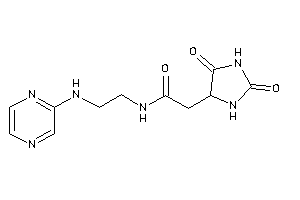 2-(2,5-diketoimidazolidin-4-yl)-N-[2-(pyrazin-2-ylamino)ethyl]acetamide