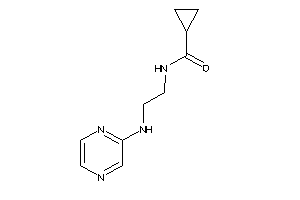 N-[2-(pyrazin-2-ylamino)ethyl]cyclopropanecarboxamide