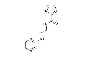 N-[2-(pyrazin-2-ylamino)ethyl]-1H-triazole-5-carboxamide