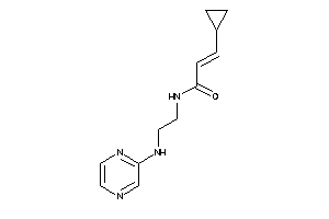 3-cyclopropyl-N-[2-(pyrazin-2-ylamino)ethyl]acrylamide