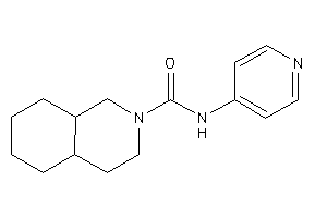 N-(4-pyridyl)-3,4,4a,5,6,7,8,8a-octahydro-1H-isoquinoline-2-carboxamide