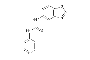 1-(1,3-benzoxazol-5-yl)-3-(4-pyridyl)urea